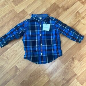 NWT BABY BOYS GYMBOREE BUTTON DOWN SHIRT SIZE 18-24 months